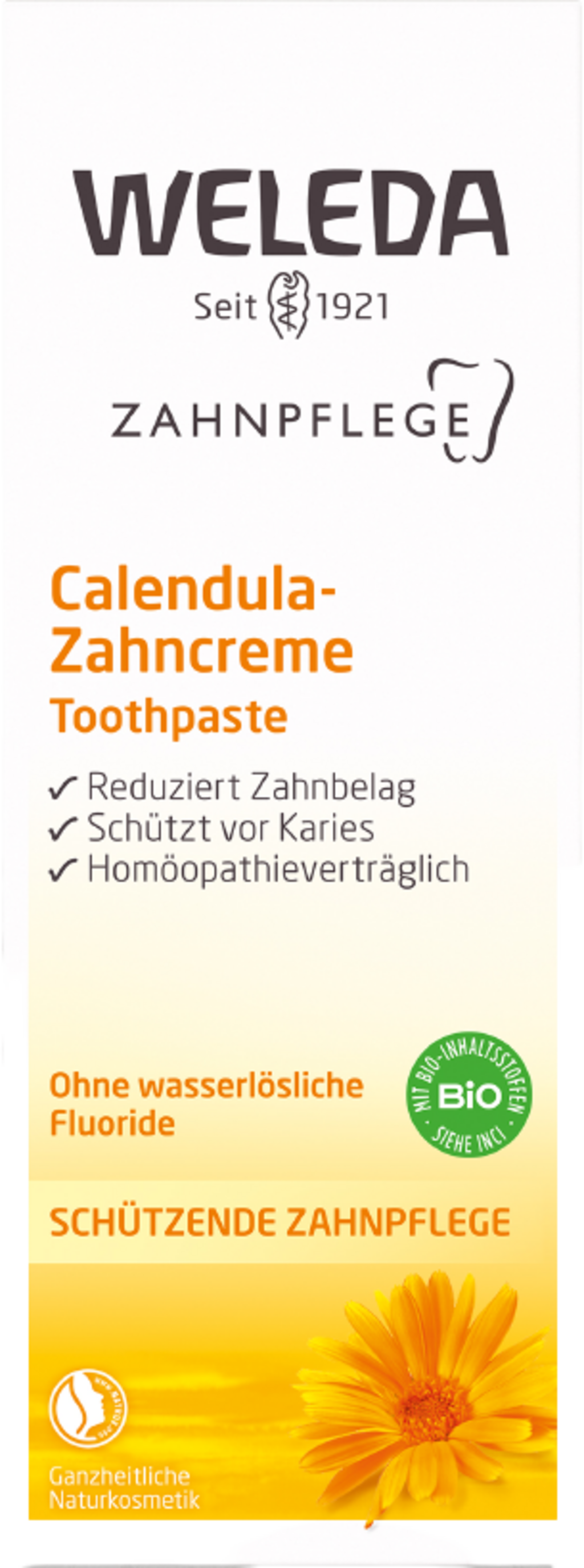 Weleda  Calendula-Zahncreme, 75 ml