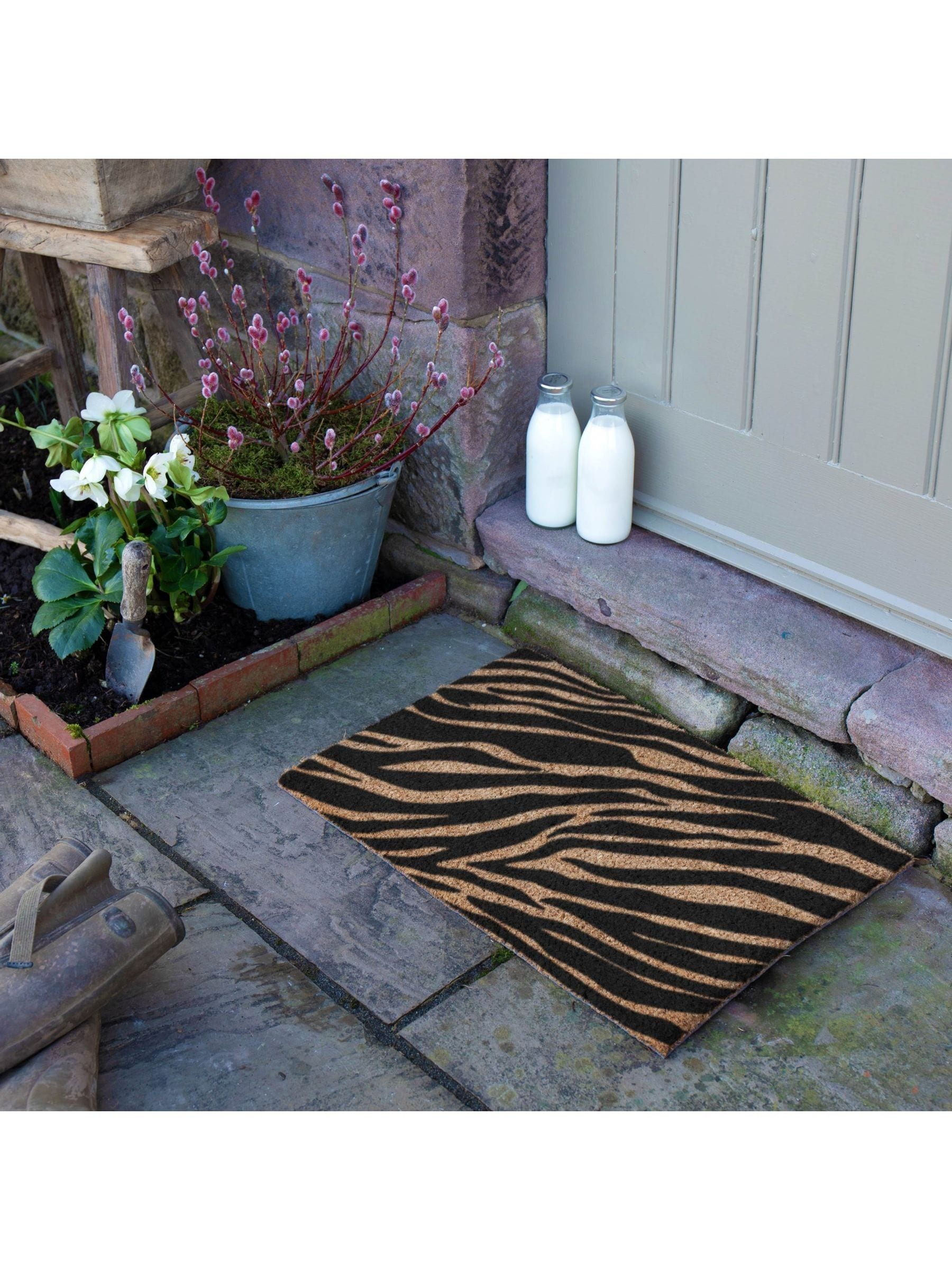 Artsy Mats Zebra Print Doormat