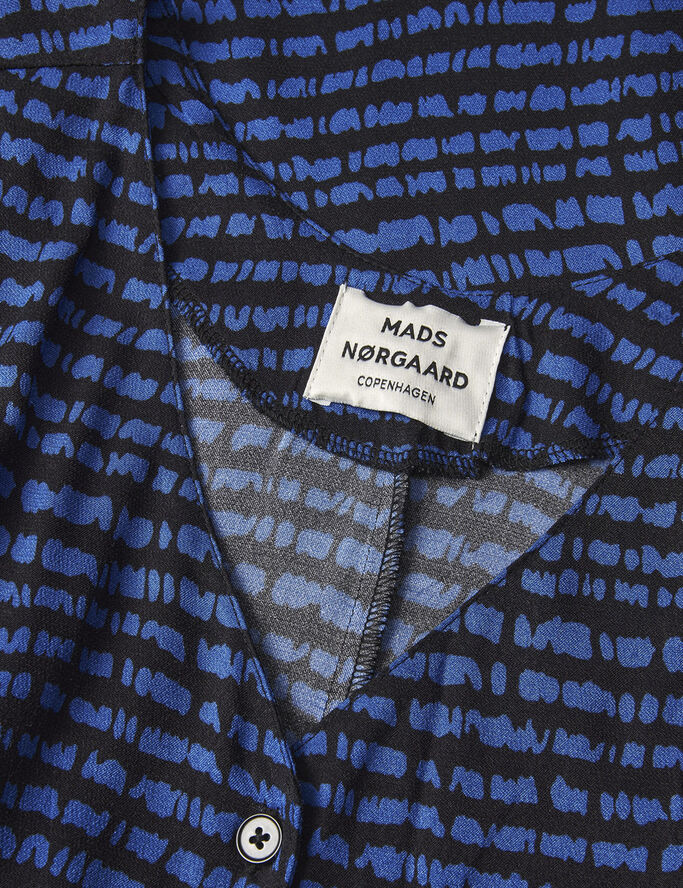 Mads Nørgaard - Copenhagen Star Lina Jumpsuit AOP Blå med print