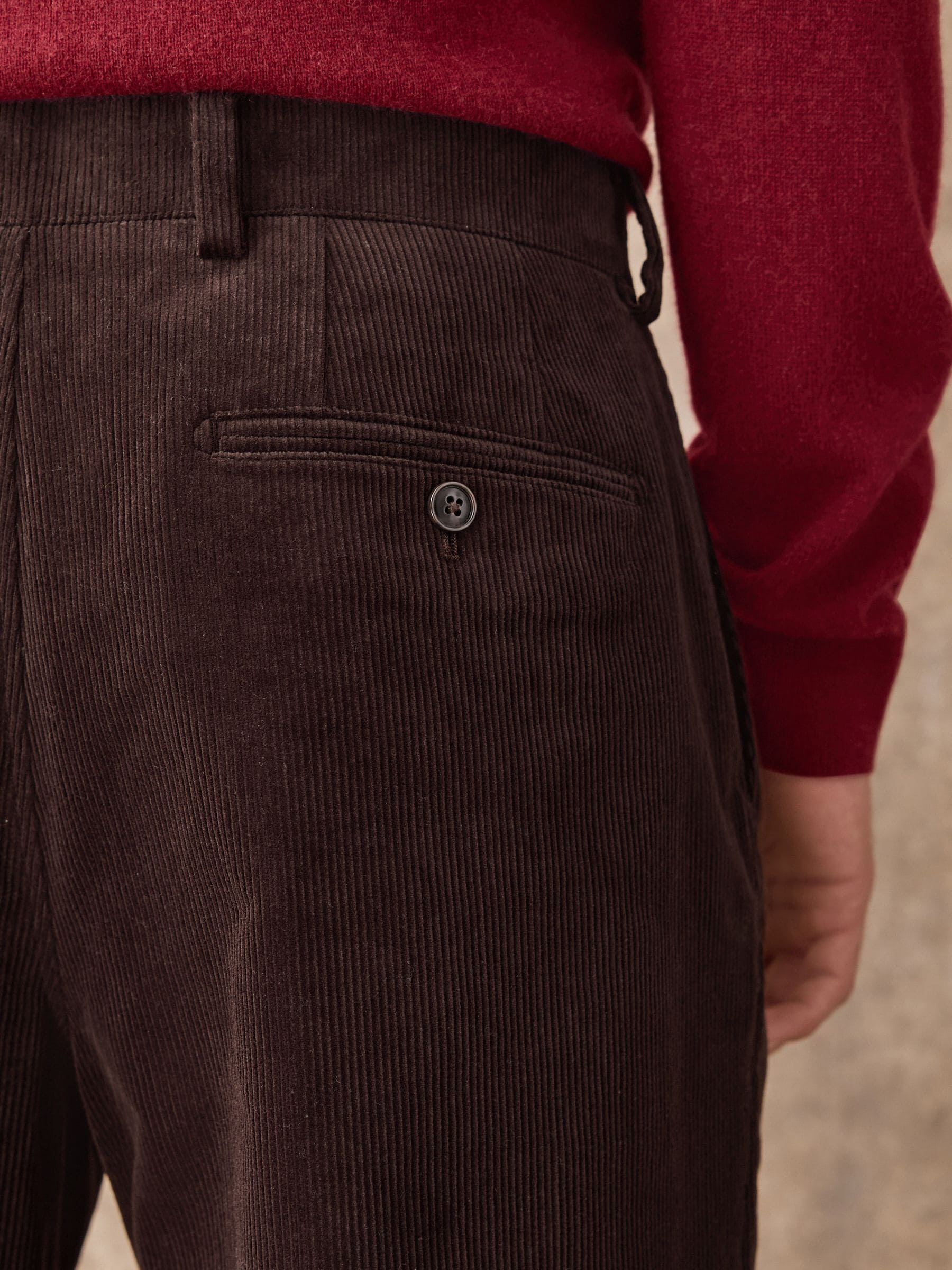 Bruin - Relaxed Fit Corduroy Suit Trousers