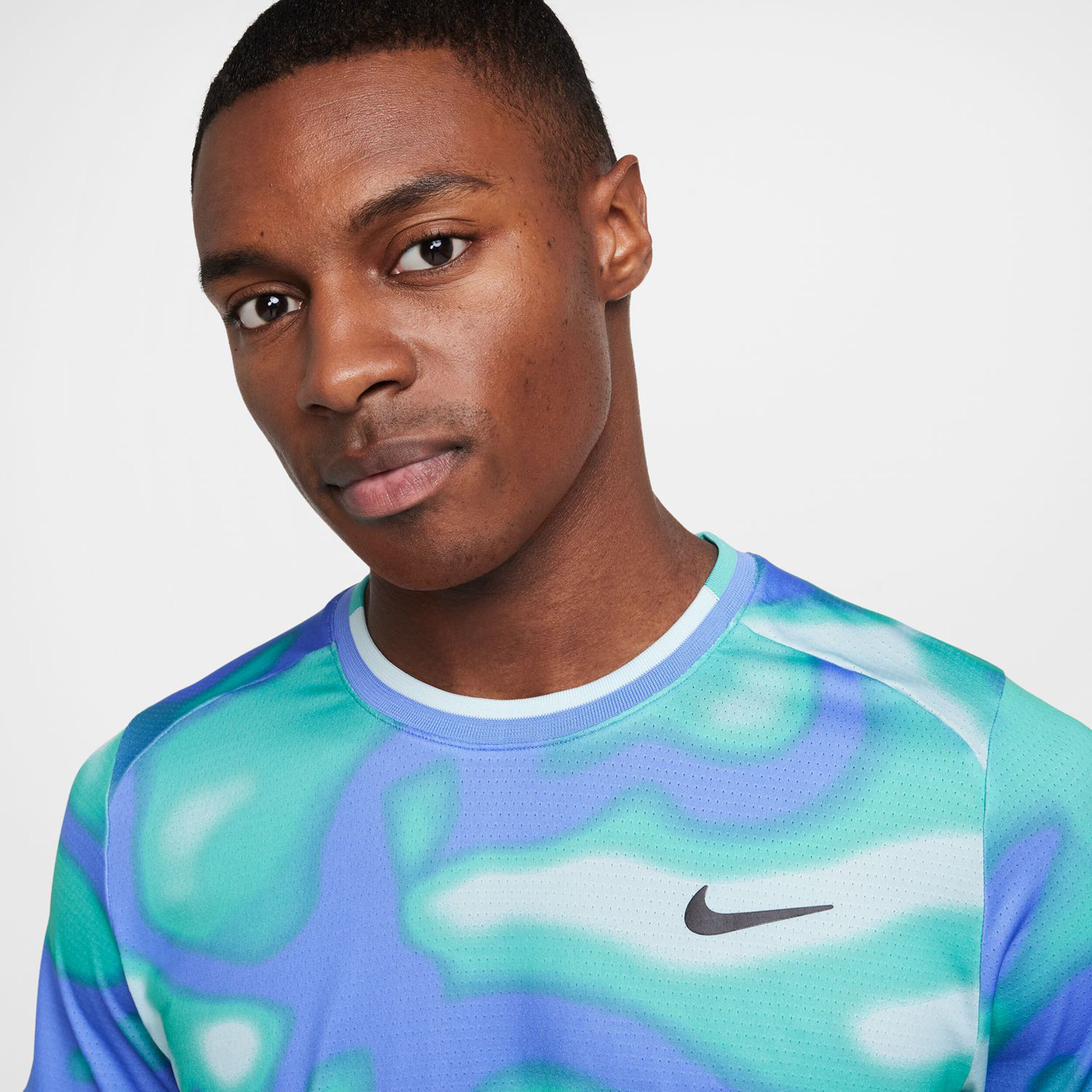 Nike Court Dri-Fit Advantage Print T-shirt Hommes - Multicouleur