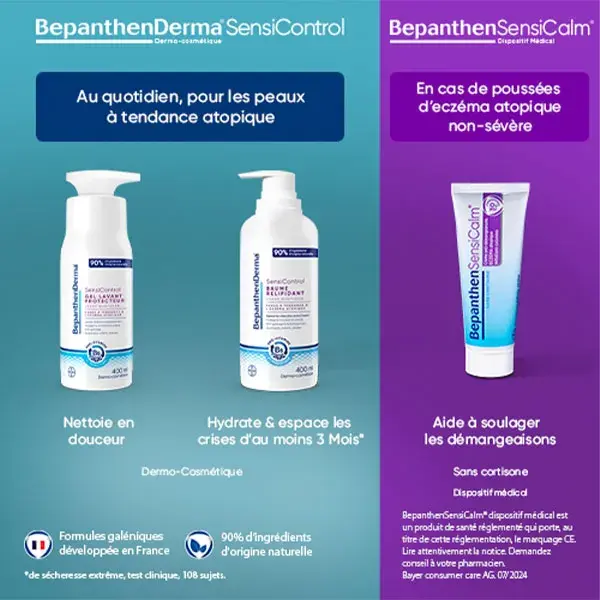 Bepanthen Trio para pele com tendência atópica