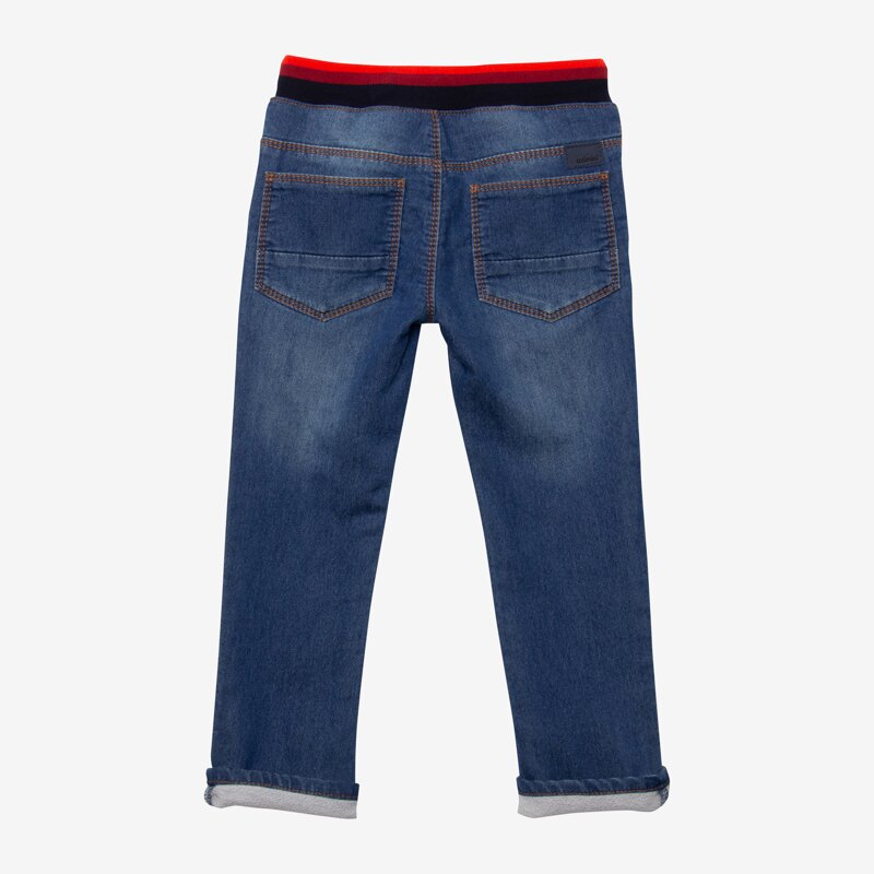Jean bébé garçon ceinture rayée bleu Catimini Bleu