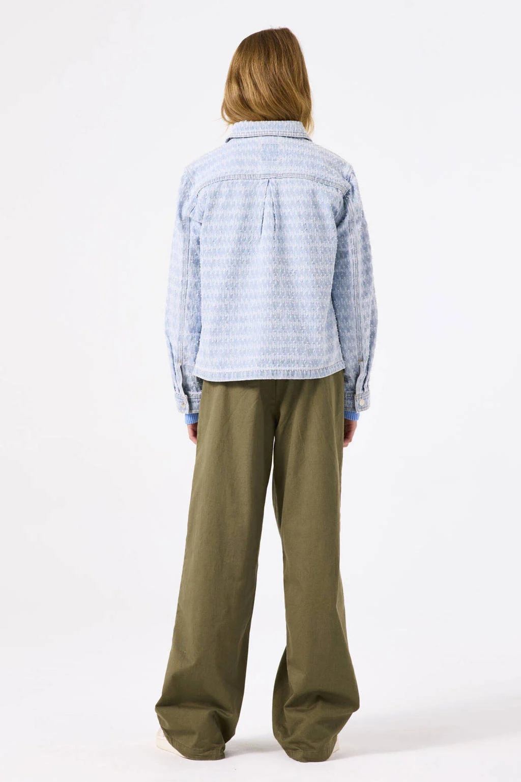 Garcia blouse light blue denim