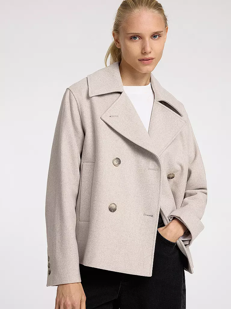 SELECTED FEMME Wolljacke SLFALMA beige