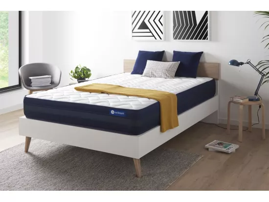 ACTISOM Matelas 160x200 Mémoire de forme Maxi épaisseur 5zones de confort