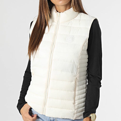 Doudoune Sans Manches Femme Terry 2 Ecru