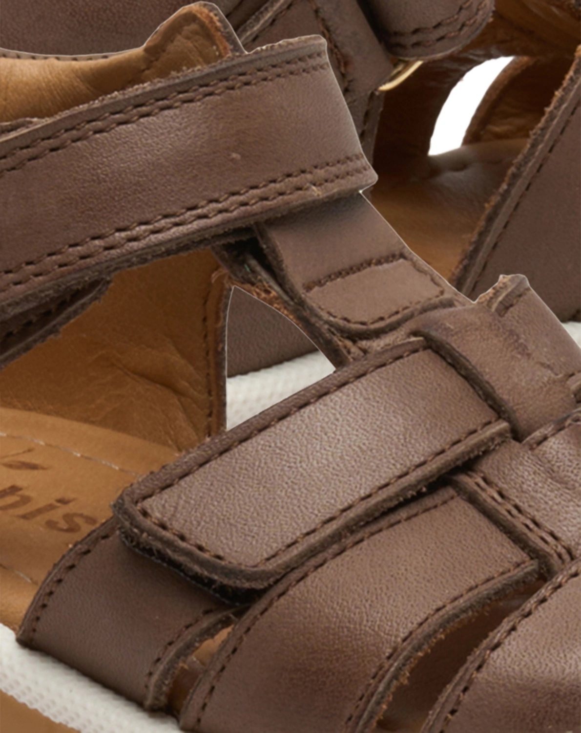 Klett-Sandalen ANGUS mit Zehenschutz in brown