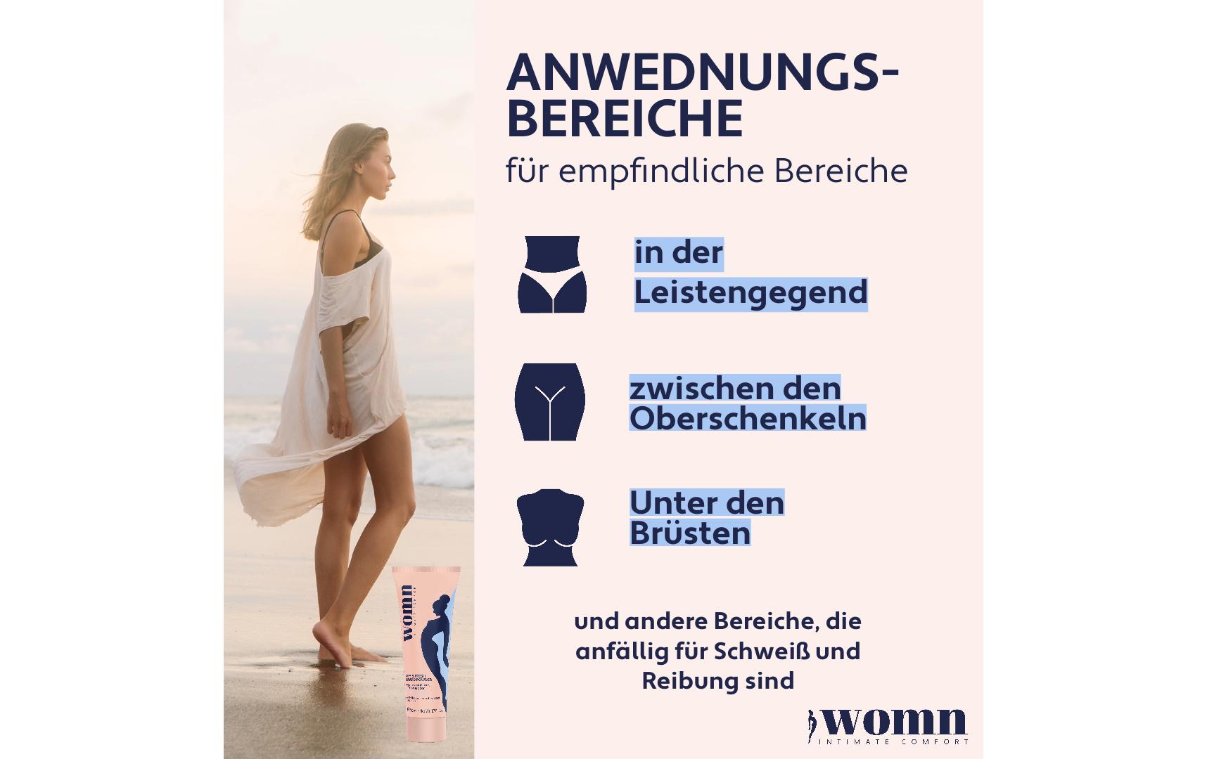 Körperpuder flüssig Dry and Fresh 50 mlPuder sorgt für Schutz vor Nässe, Schweissgeruch und Wundscheuern