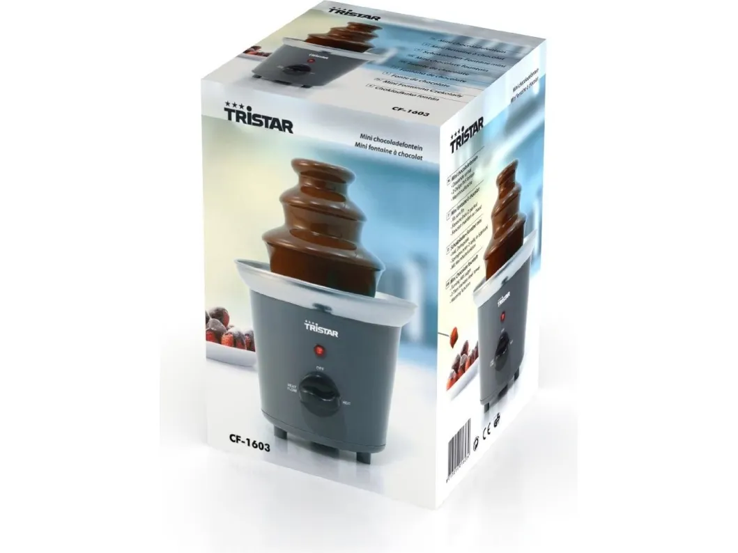 Tristar CF-1603 - Chocolade fountain - 40 W - grå