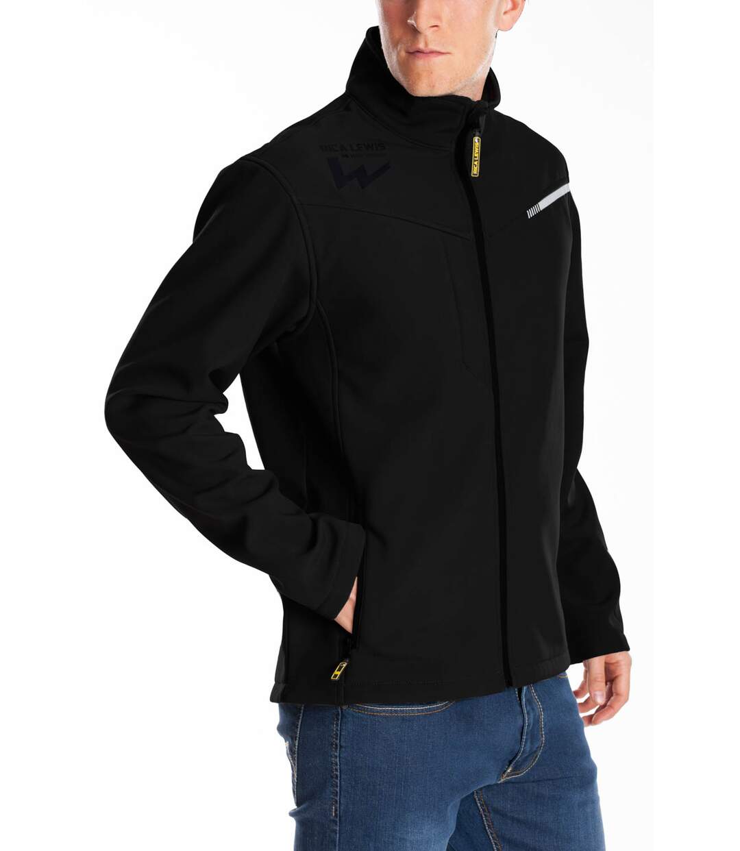 Veste softshell coupe confort BOBBY NOIR