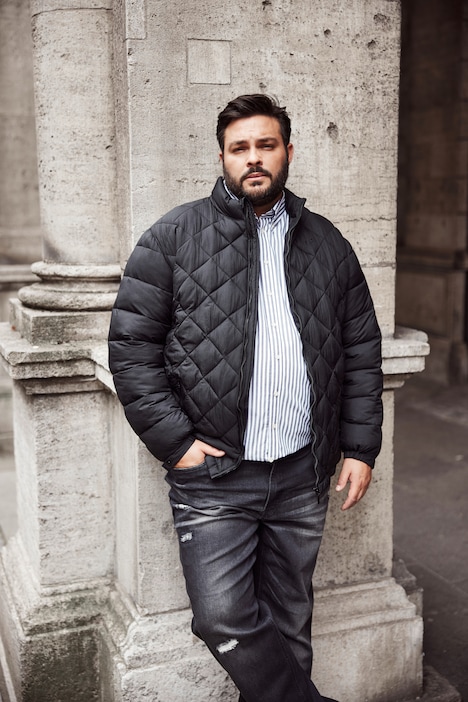 Men+ Streifenhemd, Langarm, Buttondown-Kragen, Modern Fit, bis 8 XL
