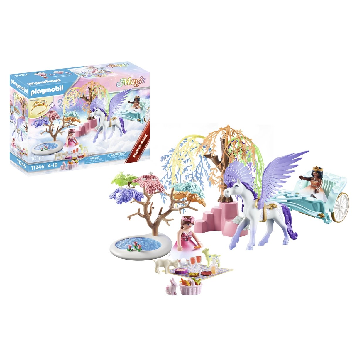 Calèche et cheval ailé Playmobil Magic 71246
