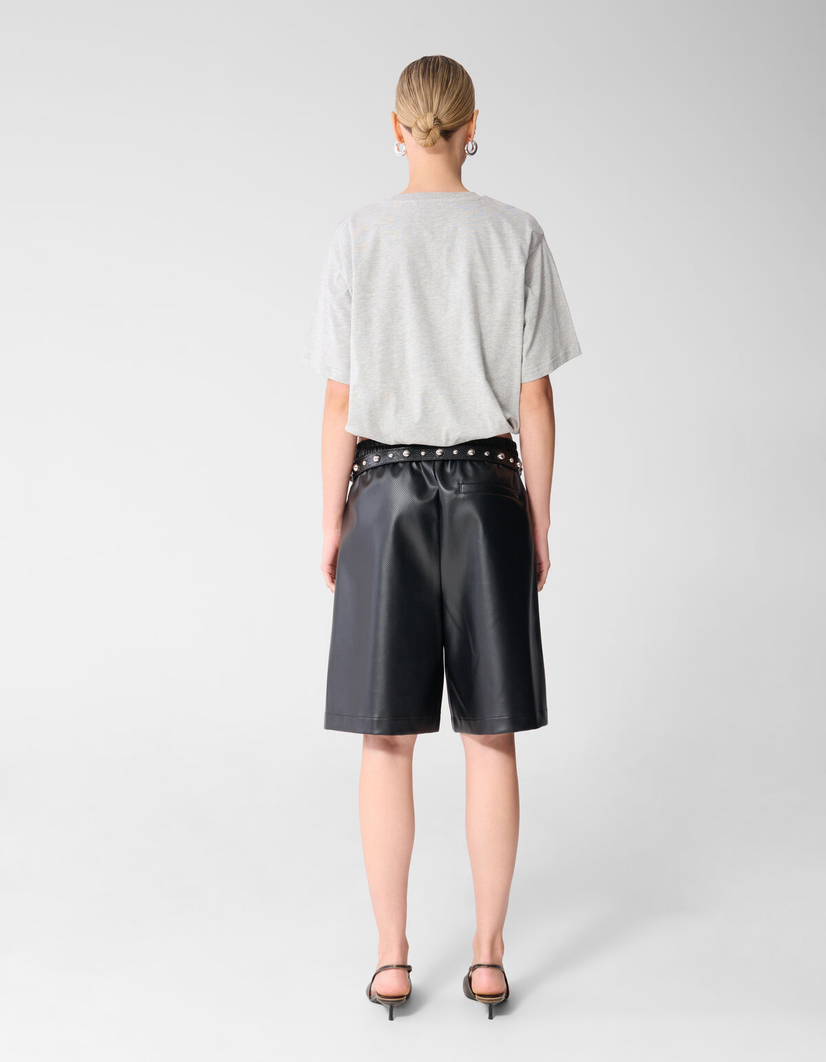 Oversized Balloon T-shirt Lichtgrijs