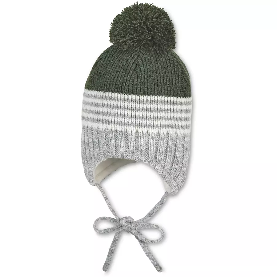 Sterntaler Strickmütze dunkelgrün