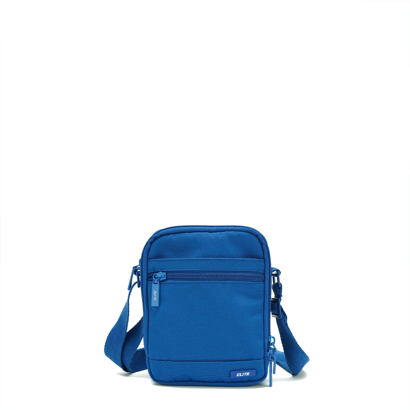 Sac Travers RFID Medium 17 cm Bleu