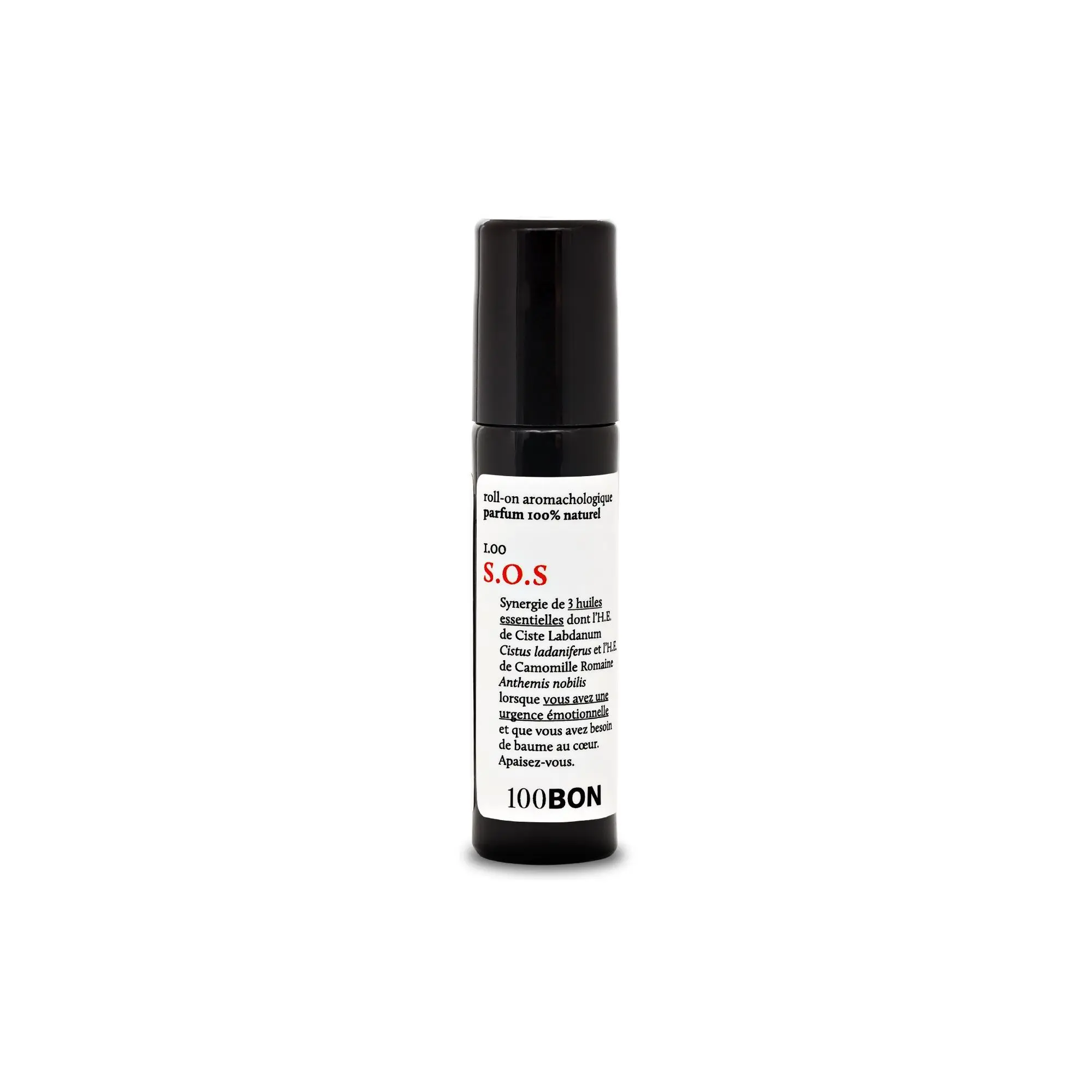 100BON - S.O.S Roll-on Aromachologique- Parfum Bien-Être