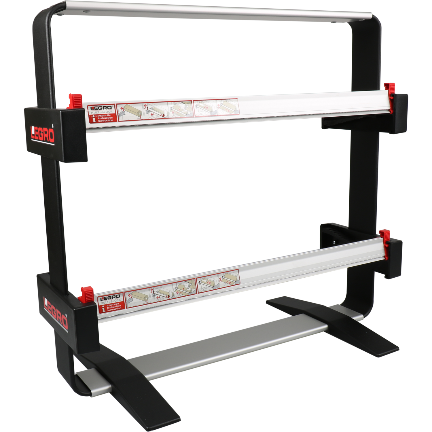 Legro Afroller, aluminium, 50cm, excl. voetensteun en klem Dubbele afroller