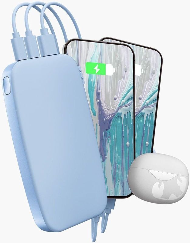 Fresh 'n Rebel - Powerbank - Vivid Blue - 18000 mAh - Snelladen