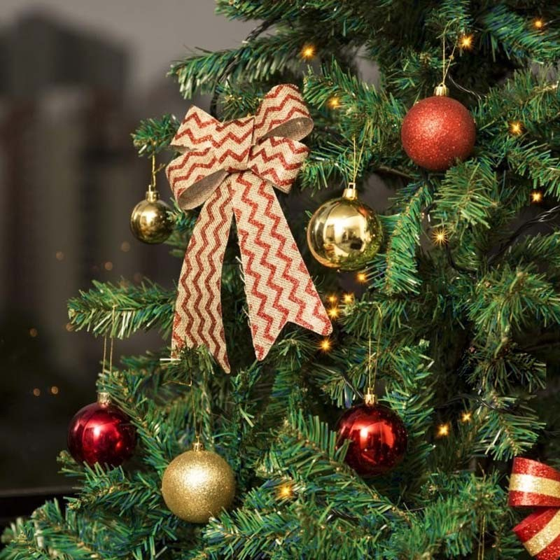 (36er Set) Christbaum Schmuck Glitzer Weihnachtskugeln Tannenbaum Home Deko - Silber