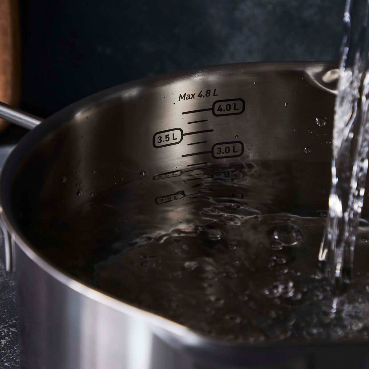 Nordica gryte med dampinnsats 4,8 liter, rustfritt stål