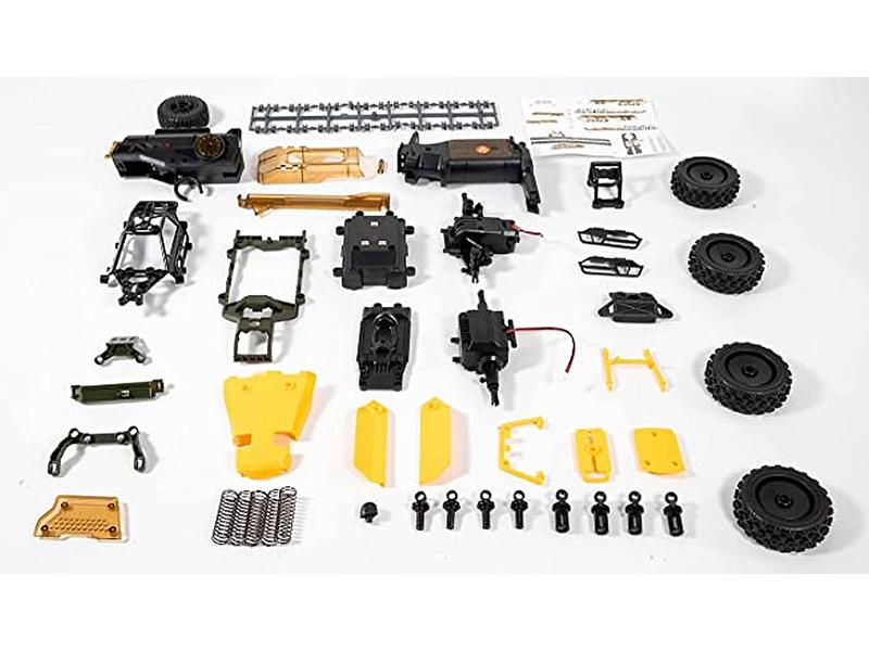 Amewi Buggy CoolRC DIY Oldscool 2WD Bausatz, 1:18 Kleiner RC Buggy zum selber zusammenbauen