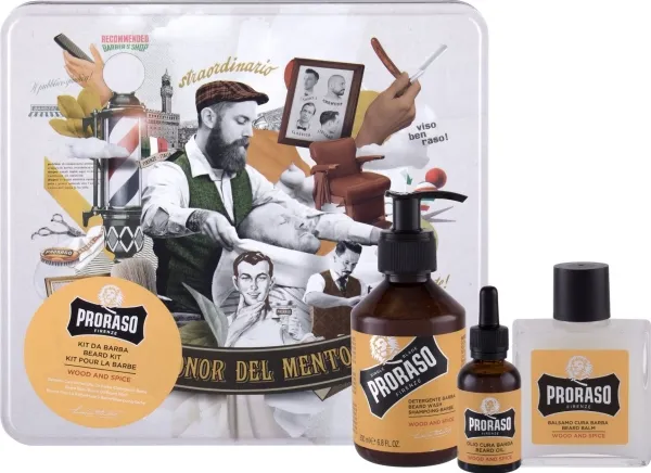 Proraso Wood and Spice The Kit For The Perfect Beard Care