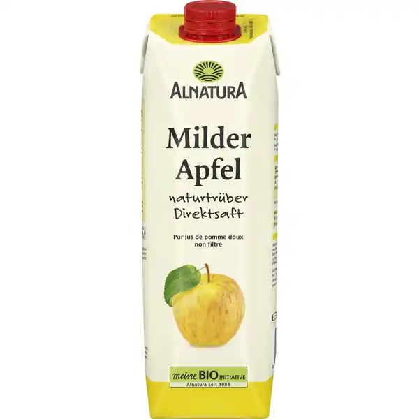 Bio Milder Apfel Direktsaft naturtrüb