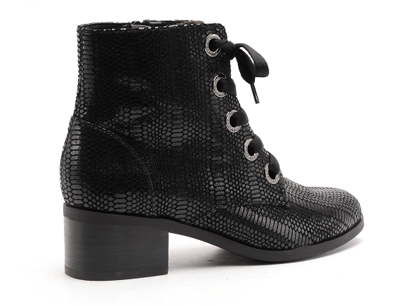 Fugitive boots bottine talons femme radieu noir