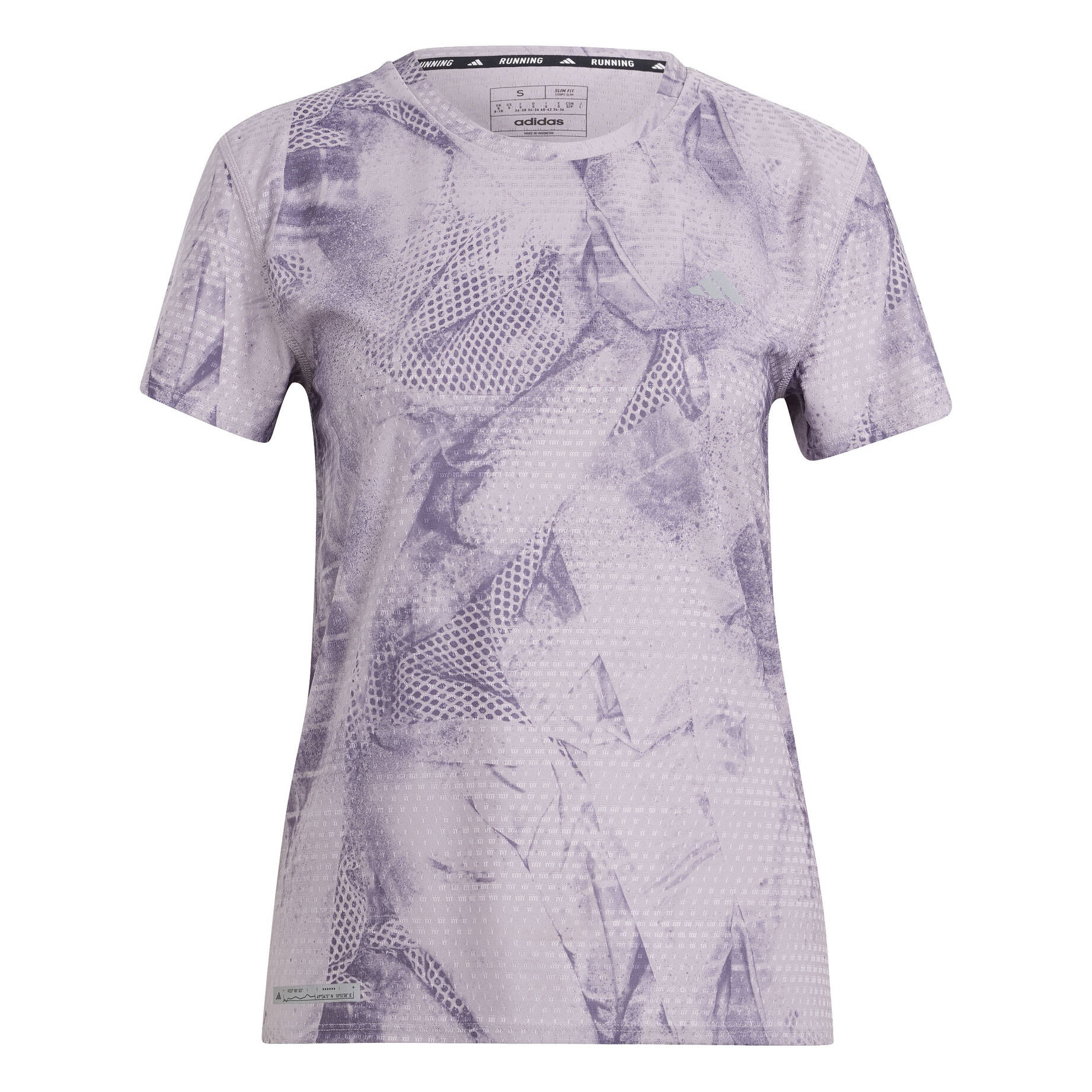 adidas Performance| Damen Laufshirt ULTIMATE ALL OVER PRINT HEAT.RDY TEE W