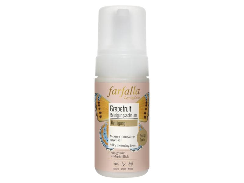 Farfalla Reinigungsschaum Grapefruit mild 120 ml Seidiger Reinigungsschaum