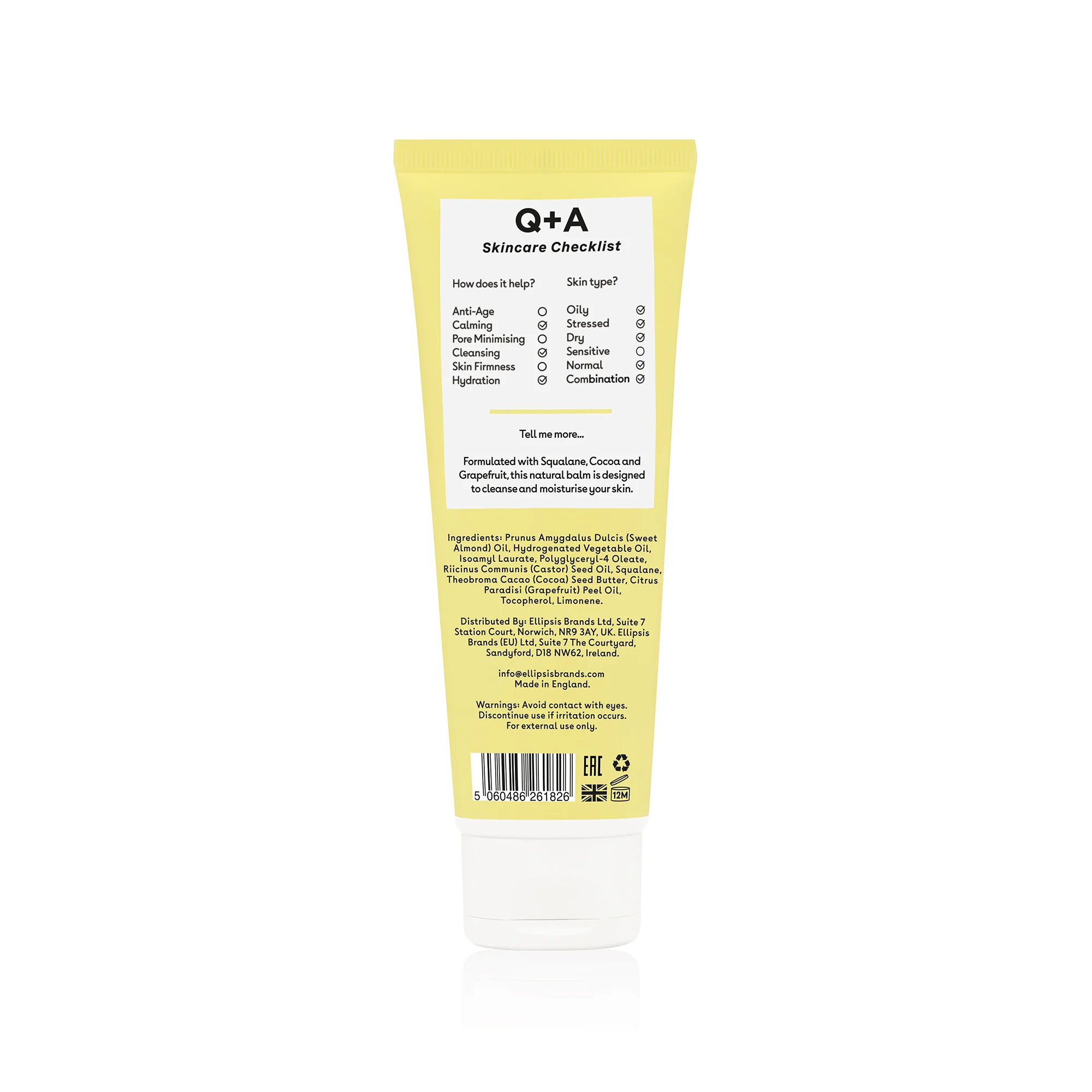 Q+Agrapefruit Cleansing Balm (125 ml)