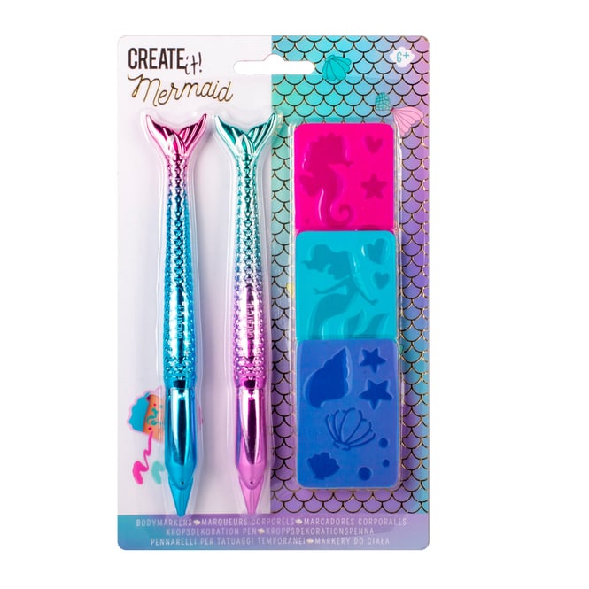 CREATE it! - Mermaid - Bodymarker mit Schablonen