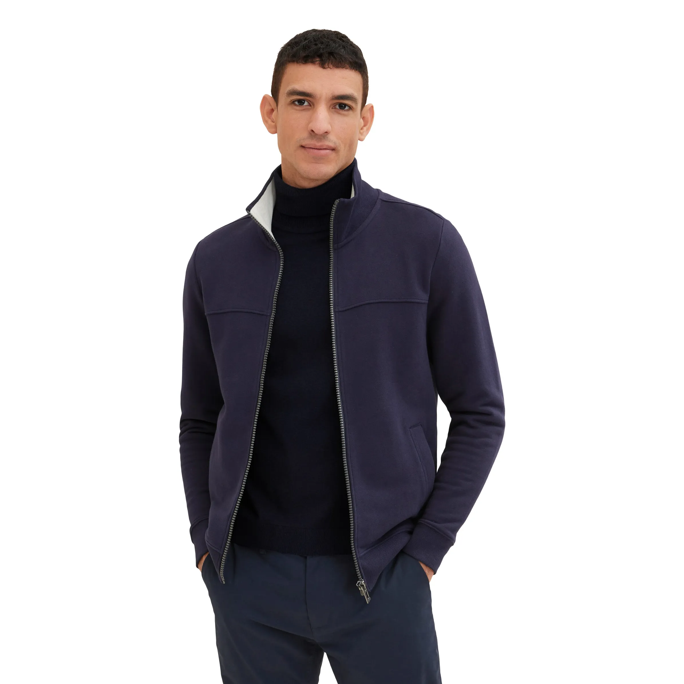 Herren Sweatjacke in Troyerform