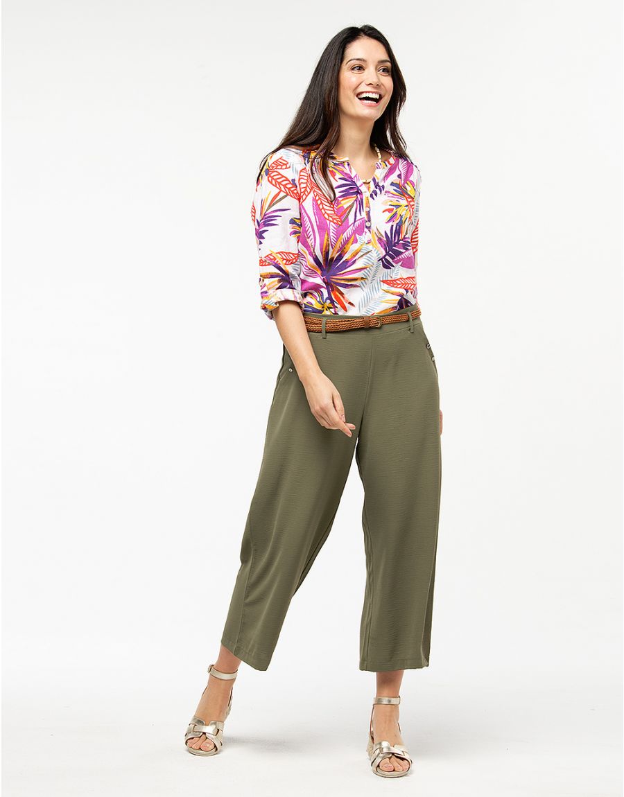 Blouse 100% lin blanc
