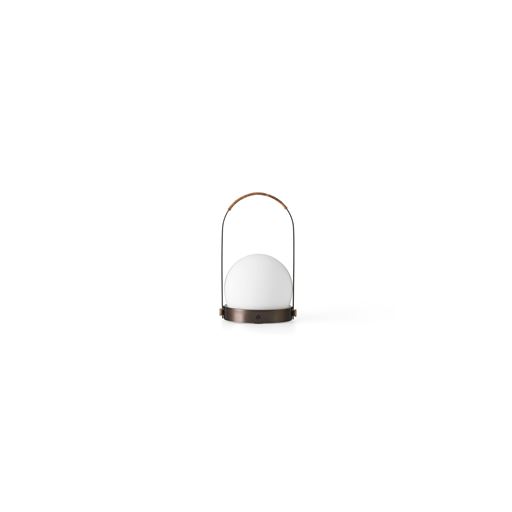 Audo Carrie LED Lampe, Bruneret Messing