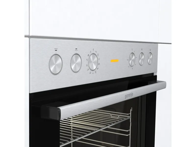 Gorenje BC6717E02X, Stor, Elektrisk ovn, 77 L, 77 L, 50 - 300 °C, AquaClean