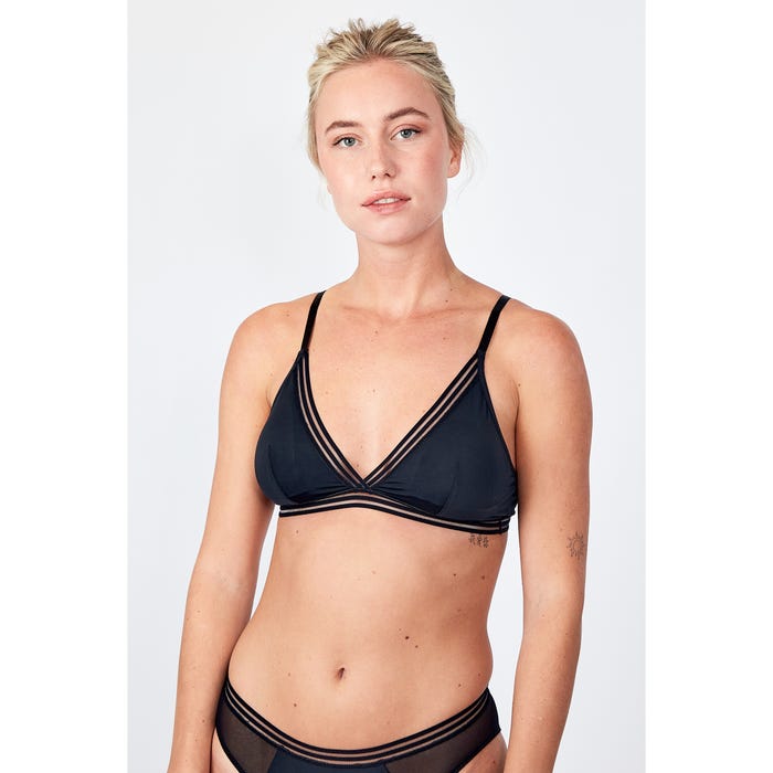 inSua-Bralette mesh boord - Insua