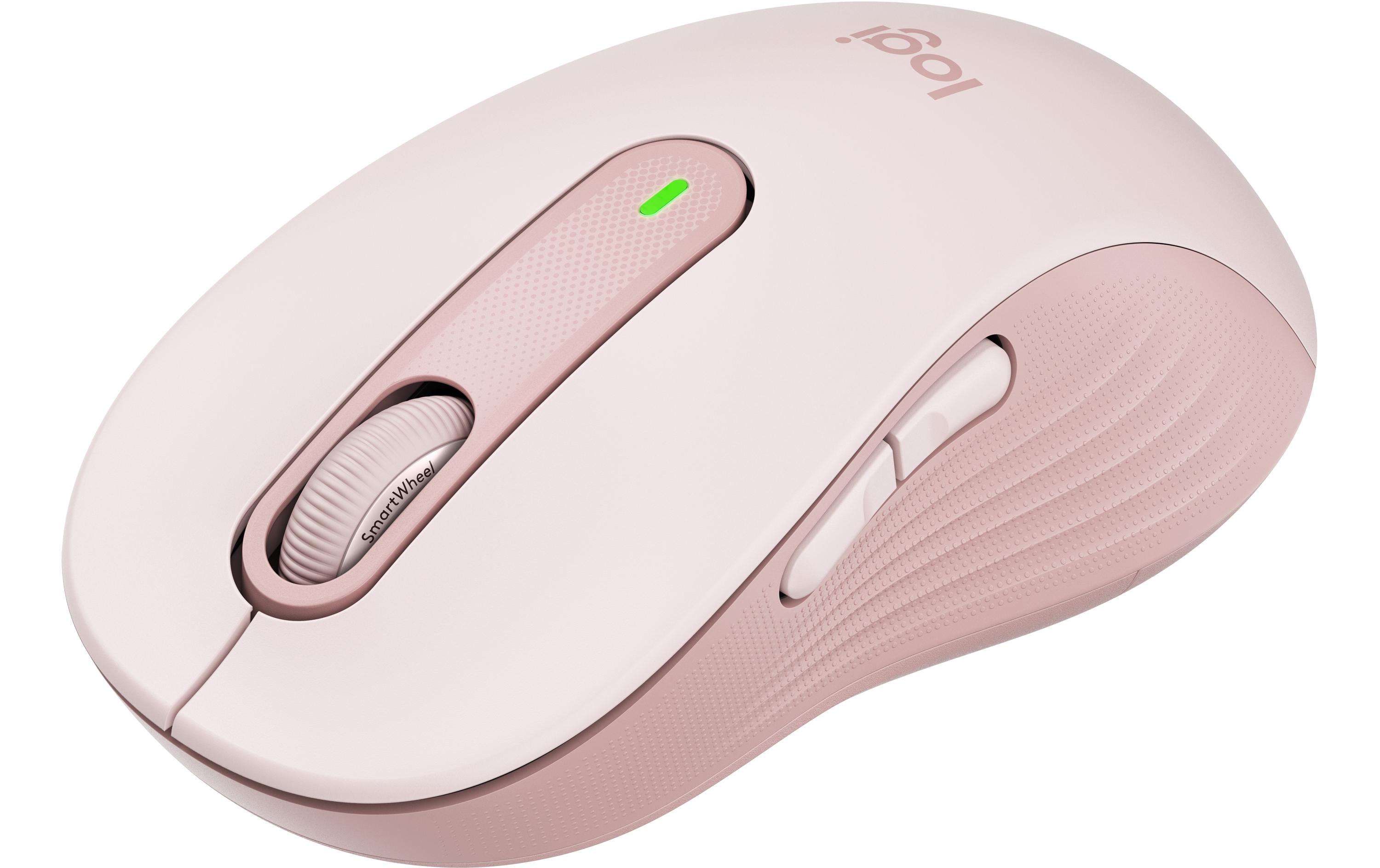 Maus Signature M650 L RosaPräzise Wireless-Maus mit «Logitech SilentTouch»-Technologie