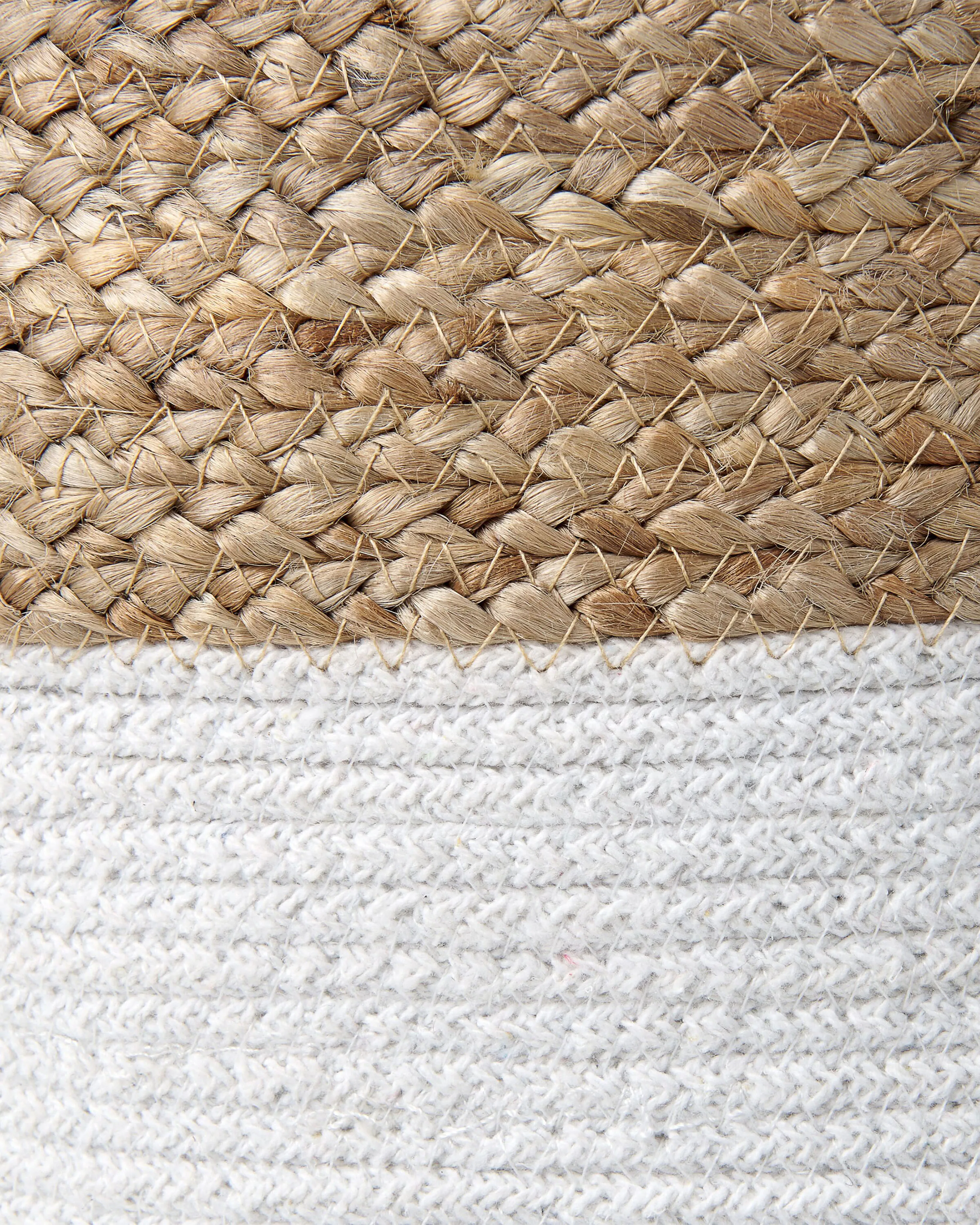 Set van 2 manden GAJAR Jute Wit