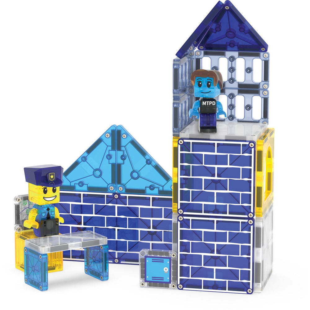 Køb Magna-Tiles® Police Station 35 Pcs