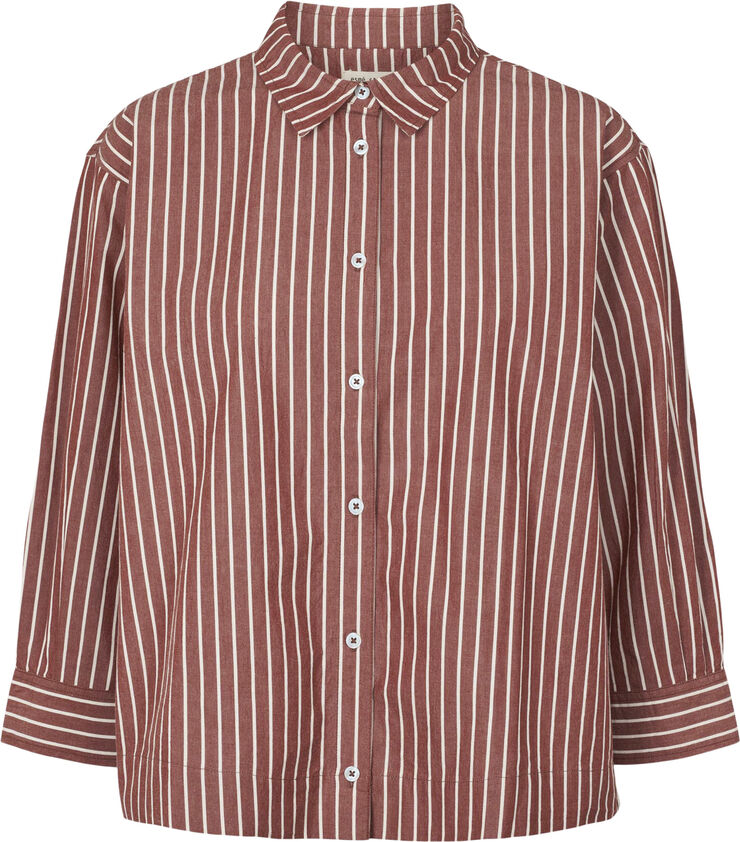 esmé studios ESGry Short Shirt GOTS Roasted russet