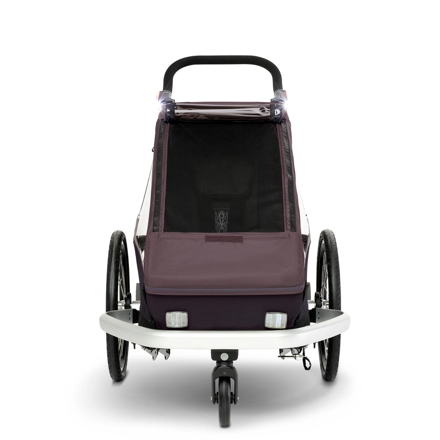 CROOZER Kinderfahrradanhänger Kid Vaaya 1 Blossom Red