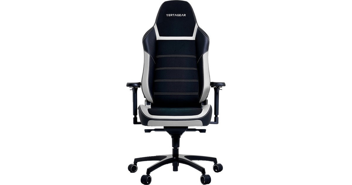 VertagearPL6800 gamestoel  (Zwart/wit, ContourMax Lumbar, VertaAir, Hygennx)