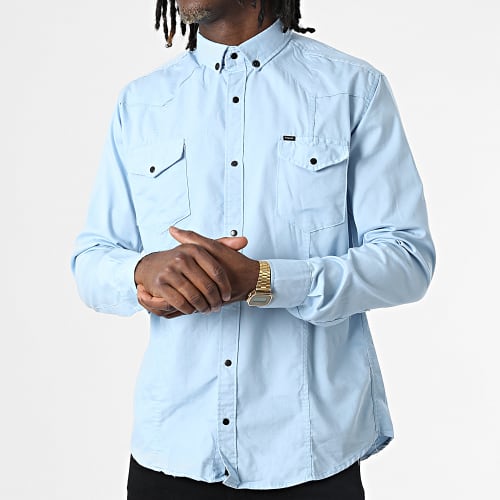 Chemise Manches Longues W-324 Bleu Clair
