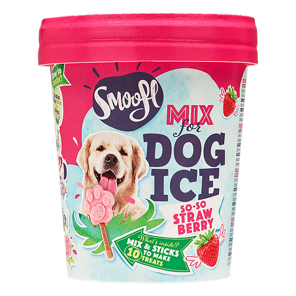 Smoofl Honden IJsmix Aardbei160 gr