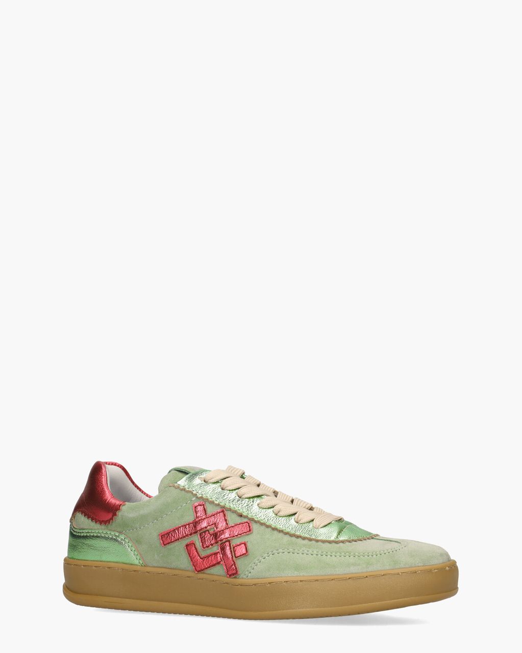 Si Willeke Groen/Roze Damessneakers