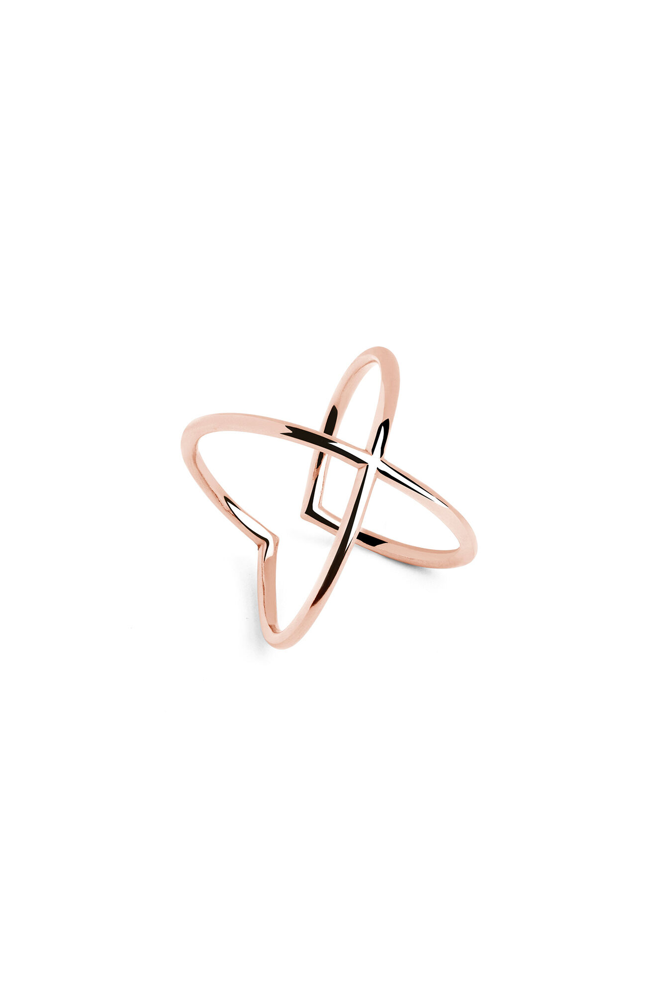 Anel 4Ever em Ouro Rosa