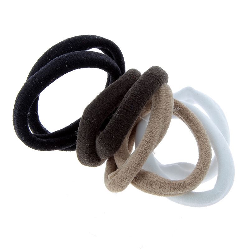 Lot élastiques mousse blanc noir beige marron
