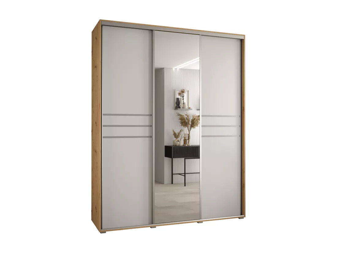 ARMOIRE DAVOS 11 À PORTES COULISSANTES 235,2/200/60 3 portes